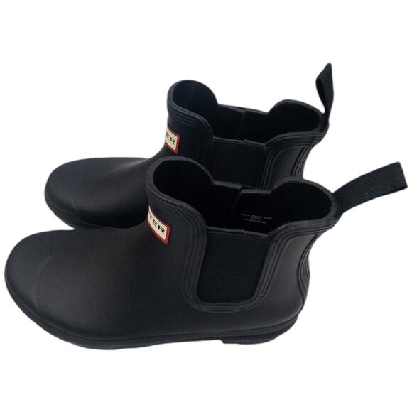 New Hunter Original Waterproof Chelsea Rain Boots Black Women's 6 - Picture 3 of 7